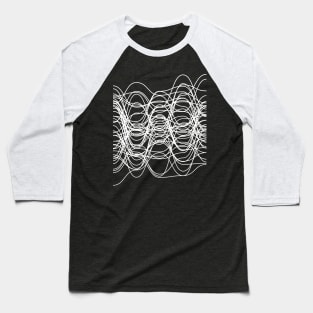 wavy geometric lines Baseball T-Shirt